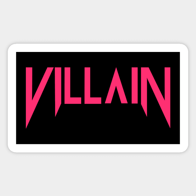 Villain (Sweet Pink) Sticker by MAG